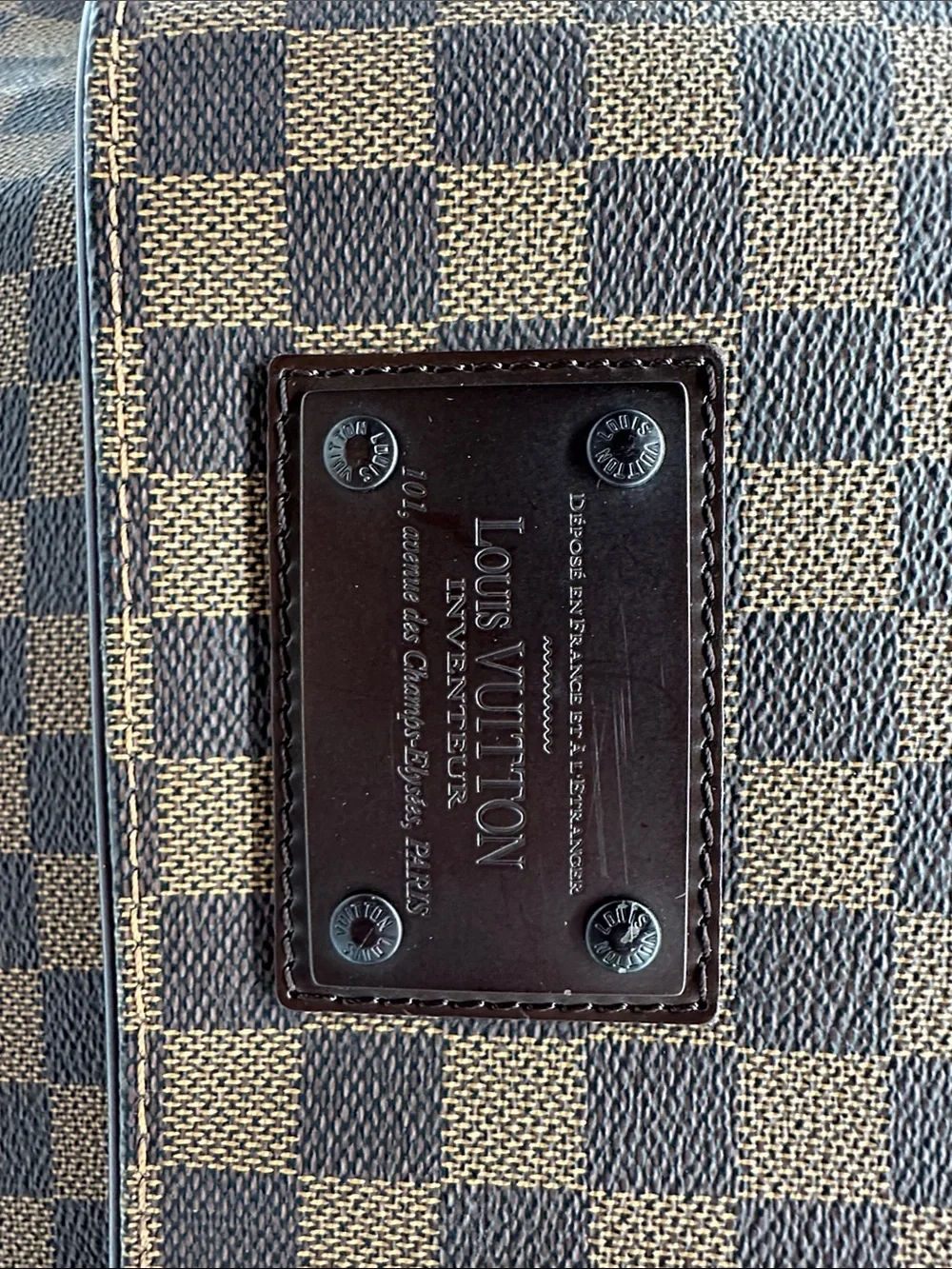 Preowned Louis Vuitton Brown Damier Ebene Canvas Messenger Bag